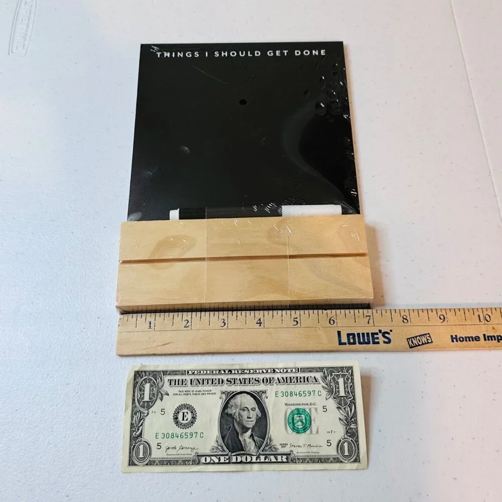 One Week Chalkboard Planner With Wooden Base & Chalk Marker